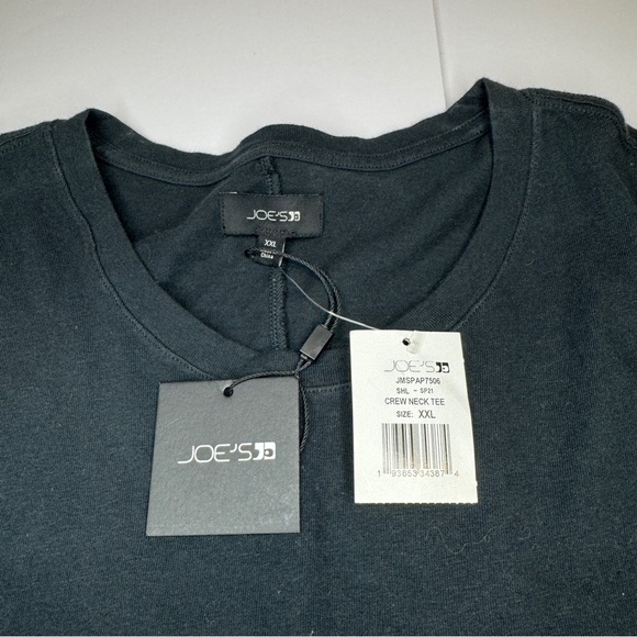 Joe’s Jeans Black Graphic Tee XXL NWT – Abstract Print, Streetwear Y2K Festival - Picture 3 of 5